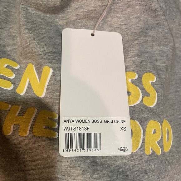 NWT ZADIG & VOLTAIRE X Band of Sisters Tee shirt top Size XS Women Boss Rule - Picture 3 of 5